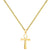 Fashion  Small Ankh Cross Pendant Necklace For Women Stainless Steel