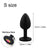 3 Sizes Sex Shop Adult Silicone Jewelry Anal Trainer Sex Prostate Back Yard Toy Anal Butt Plug for Women Man Couple Gay Unisex