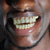 Punk Hip Hop Gold Silver Color Teeth Grillz Men Women Full Iced Out CZ Stone Micro Paved Top&Bottom Grills Set Cosplay Jewelry