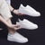 Women Sneakers Women's Vulcanize Shoes Spring Autumn Breathable Flats Solid Color Mesh Shoes Young Woman Casual White Shoes