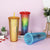 710ml Durian Cup Coffee Cup with Lid and Straw Summer Cold Water Mug Tumbler Cup with Straw Radiant Goddess Cups